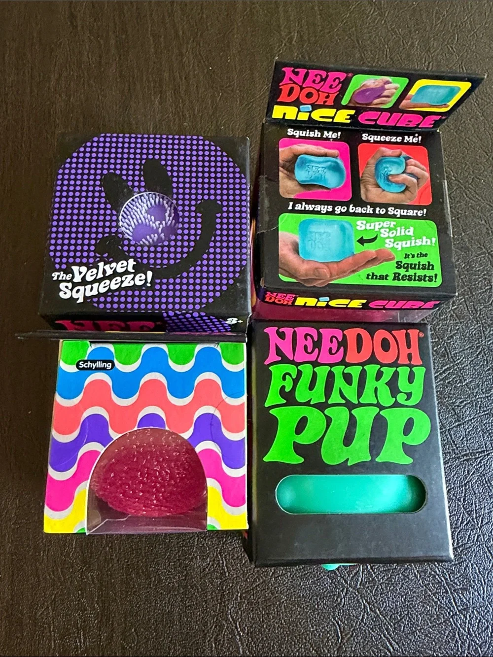 NeeDoh Pink Gumdrop Super Solid Squish Toy - Picture 3 of 3